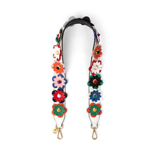 Load image into Gallery viewer, Kisanyi Floral White Bag Strap
