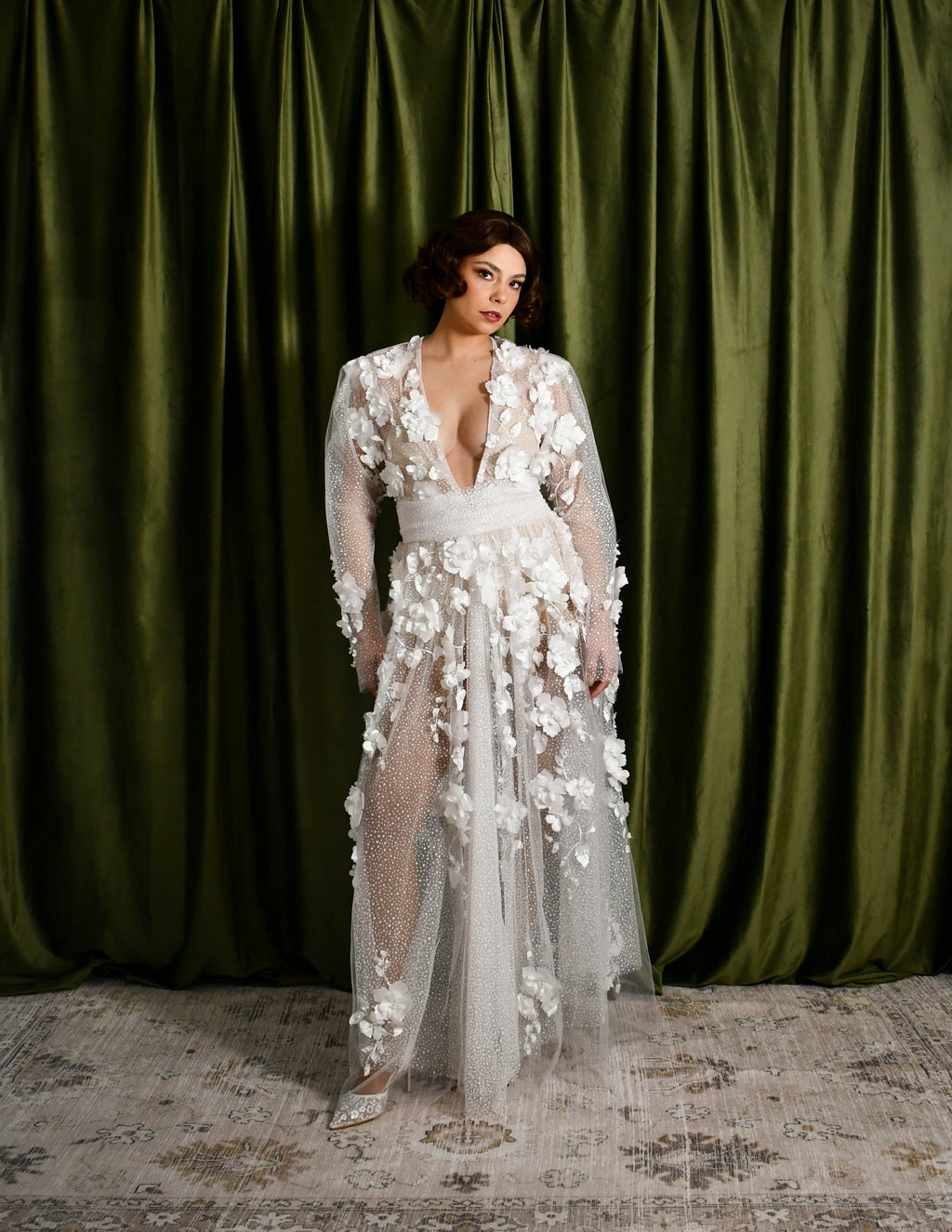 Honor Bridal Robe - Ready To Wear